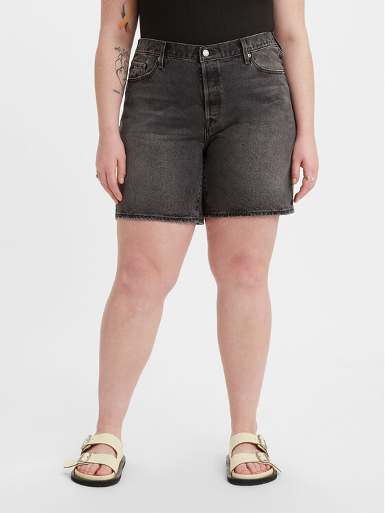 Levi's® Levi's® Džínové šortky 501® 90'S A19870004 Černá Loose Fit