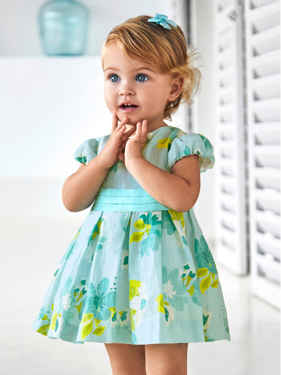 Mayoral Mayoral Sommerkleid 1909 Blau Regular Fit