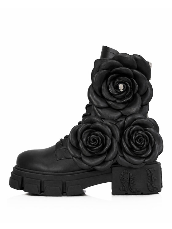 PHILIPP PLEIN PHILIPP PLEIN Členková obuv s elastickým prvkom 31324 Čierna