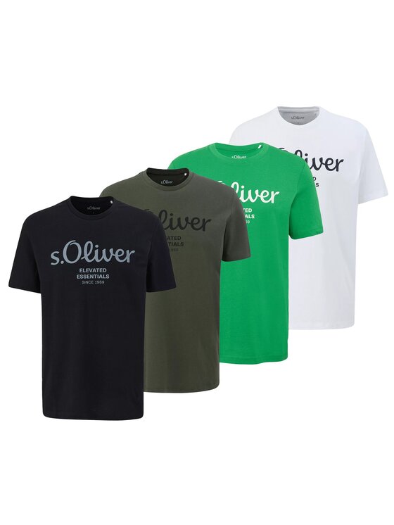 s.Oliver s.Oliver T-Shirt 28396 Kolorowy Comfort Fit