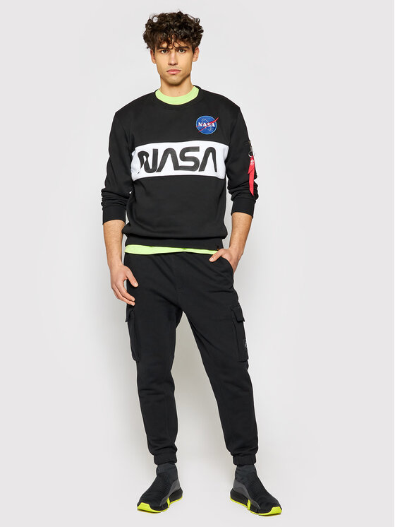 Alpha industries nasa inlay sweatshirt best sale