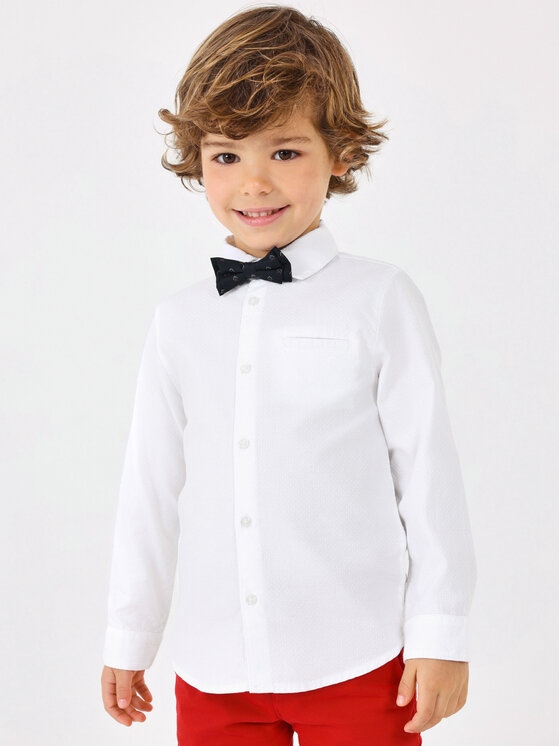 mayoral chemise 4.108 blanc regular fit