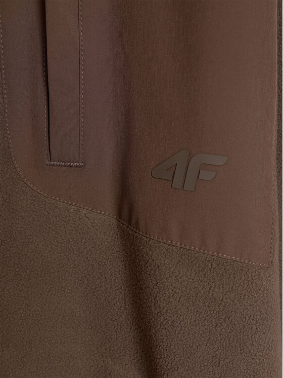 4F 4F Polar COMMERCIAL Brązowy Regular Fit