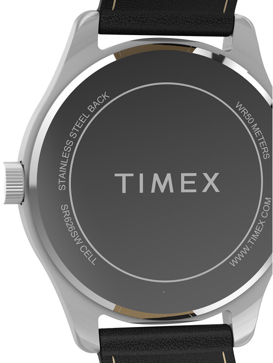 Timex Timex Ročna ura Main Street TW2Y16000 Črna