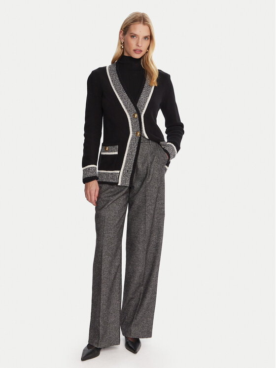 Luisa Spagnoli Luisa Spagnoli Kardigán Ceneriera 100206 Čierna Regular Fit