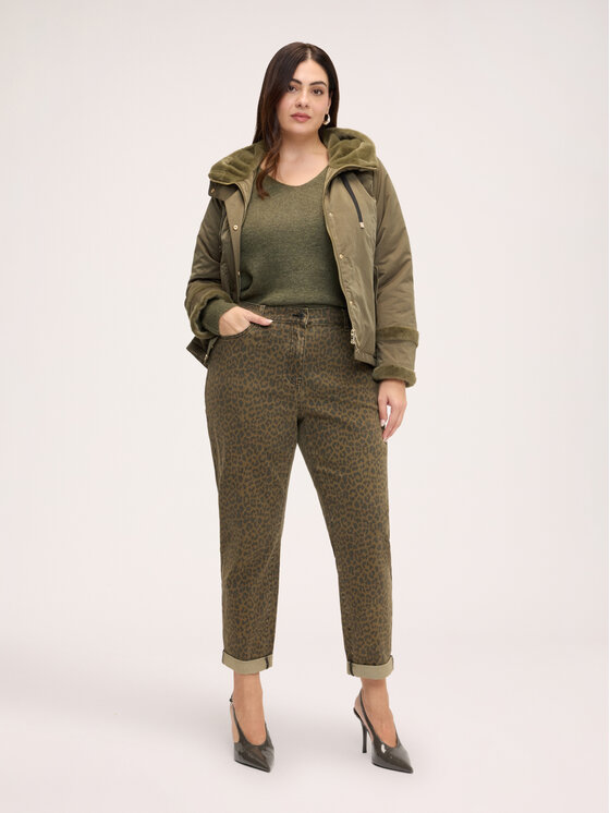 Fiorella Rubino Fiorella Rubino Giubbotto piumino F097T001536N035 Verde Regular Fit
