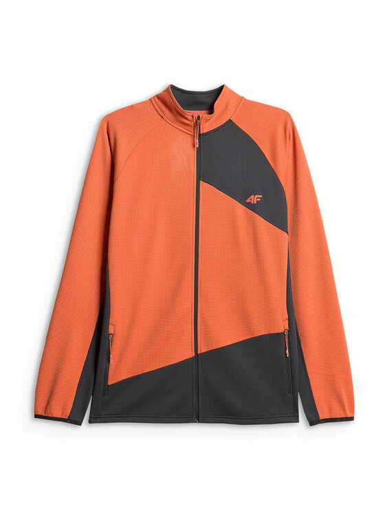 4F 4F Bluza TREKKING Pomarańczowy Regular Fit