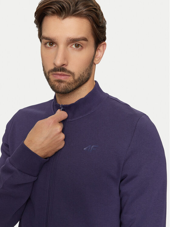 4F 4F Pulóver 4FWMM00TSWSM1463 Sötétkék Regular Fit