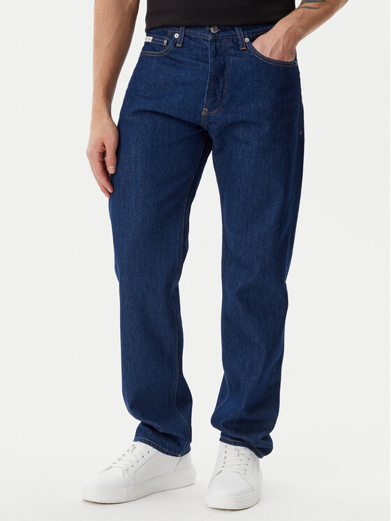Calvin Klein Jeans Calvin Klein Jeans Jeansy J30J327207 Tmavomodrá Straight Fit