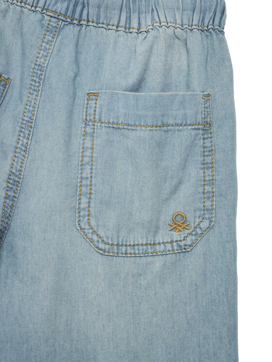 United Colors Of Benetton United Colors Of Benetton Дънкови шорти 4DHJG9034 Син Regular Fit