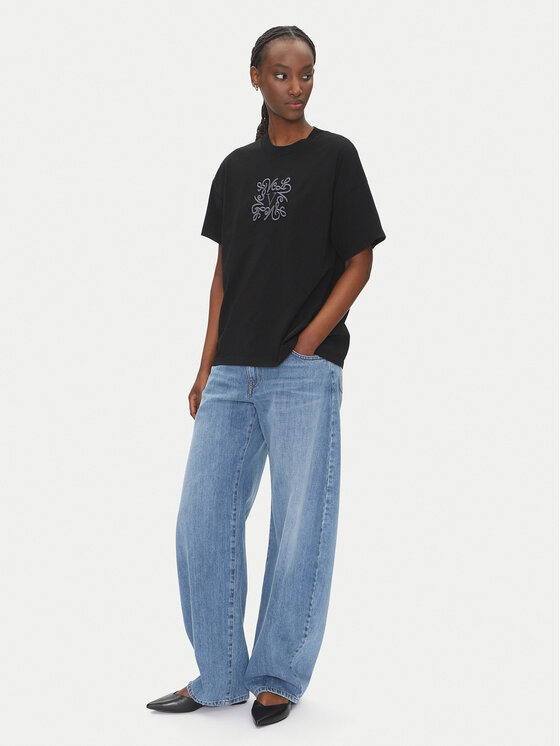 ViCOLO ViCOLO T-särk RD0119 Must Regular Fit