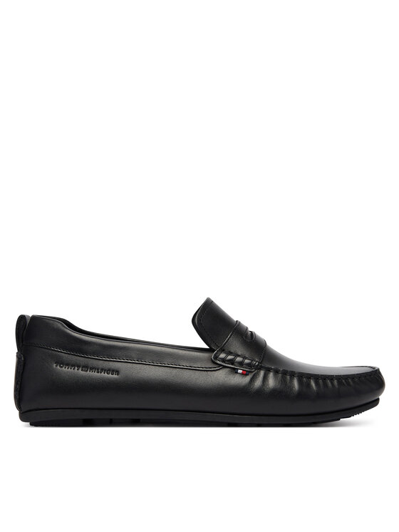 Tommy Hilfiger Tommy Hilfiger Mocasini Core Hilfiger Leather Driver FM0FM05790 Negru