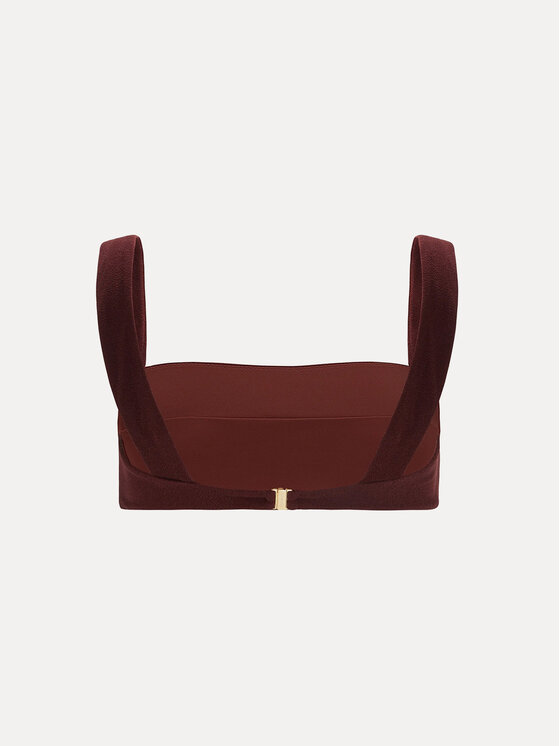La Mania La Mania Top VALENTINA Bordeaux Classic Fit