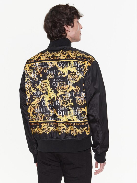 Versace Jeans Couture Versace Jeans Couture Μπόμπερ μπουφάν 74GASD07 Μαύρο Regular Fit
