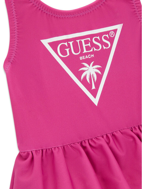 Guess Guess Costum de baie A6GZ01 KCA60 Roz deschis