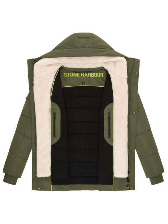 Stone Harbour Stone Harbour Kurtka zimowa Lauroo Zielony Regular Fit