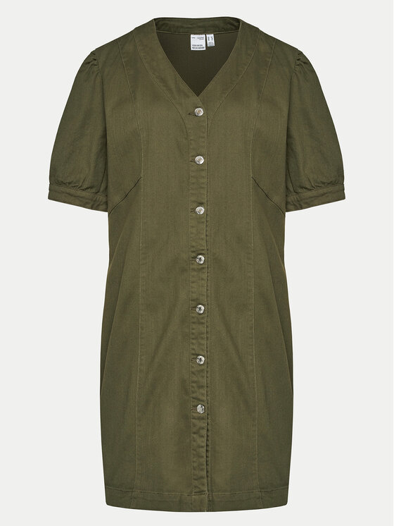 Vero Moda Curve Vero Moda Curve Každodenní šaty Wild Gena 10302450 Zelená Regular Fit