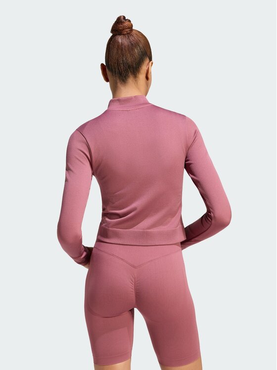 adidas adidas Bluza 167667 Czerwony ciemny Fitted Fit