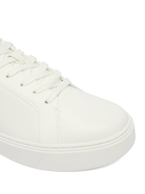 Calvin Klein Calvin Klein Sneakersy Classic Cupsole Laceup Lth YM0YM01435 Biela