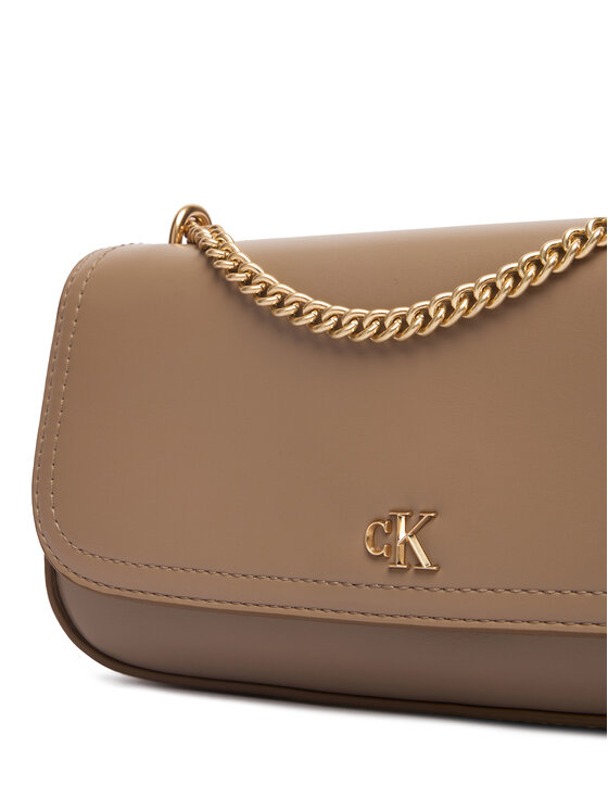 Calvin Klein Calvin Klein Kabelka Ck Convertible Chain Small Bag LV04F3172G Béžová