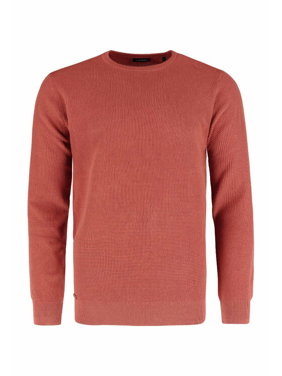 Volcano Volcano Sweter M03165-W24 Pomarańczowy Regular Fit