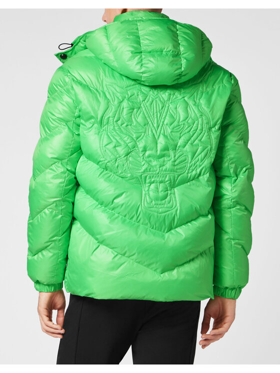 Plein Sport Plein Sport Zimní bunda 53 Zelená Regular Fit