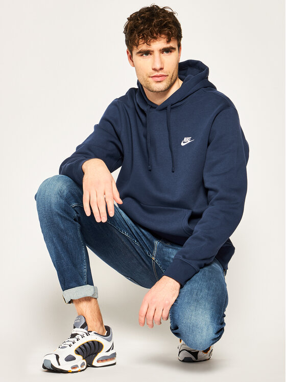 Nike Nike Bluza Sportswear Club Fleece BV2854 Granatowy Standard Fit