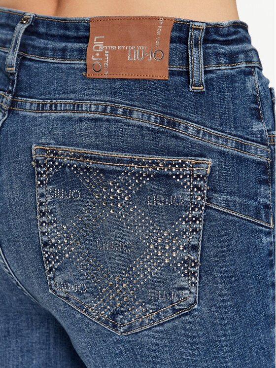 Liu Jo Liu Jo Jeansy UF3034 D4391 Granatowy Slim Fit