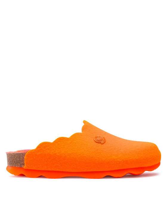 Papuci de casă Genuins Candy G104659 Fawx Sheepskin Orange Vitamin