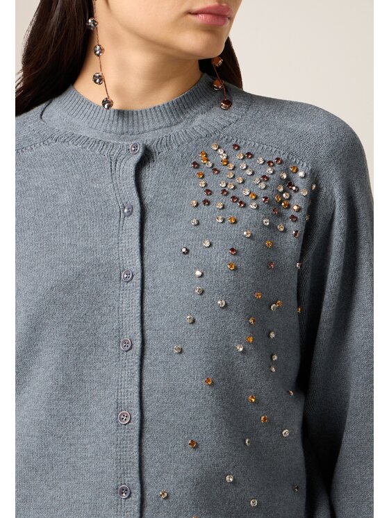 Oltre Oltre Maglione M272J005525N013 Grigio Regular Fit