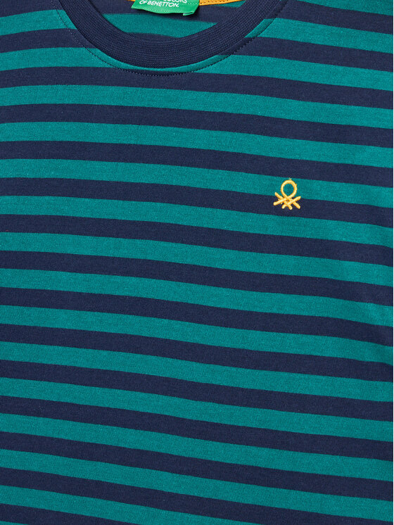 United Colors Of Benetton United Colors Of Benetton Majica 3GZ3C10JW Plava Regular Fit