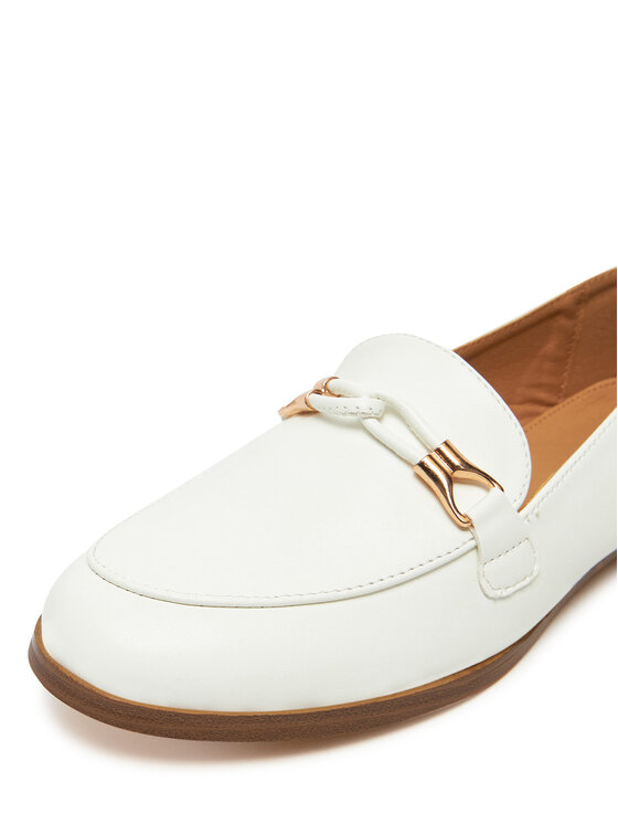 DeeZee DeeZee Loafersy R8102 Bílá