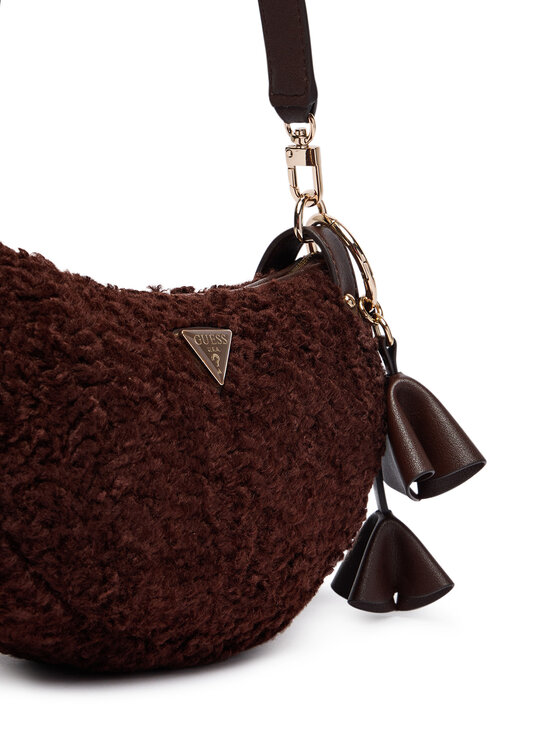 Guess Guess Torebka Katie HWWG22 53180 Brązowy ciemny