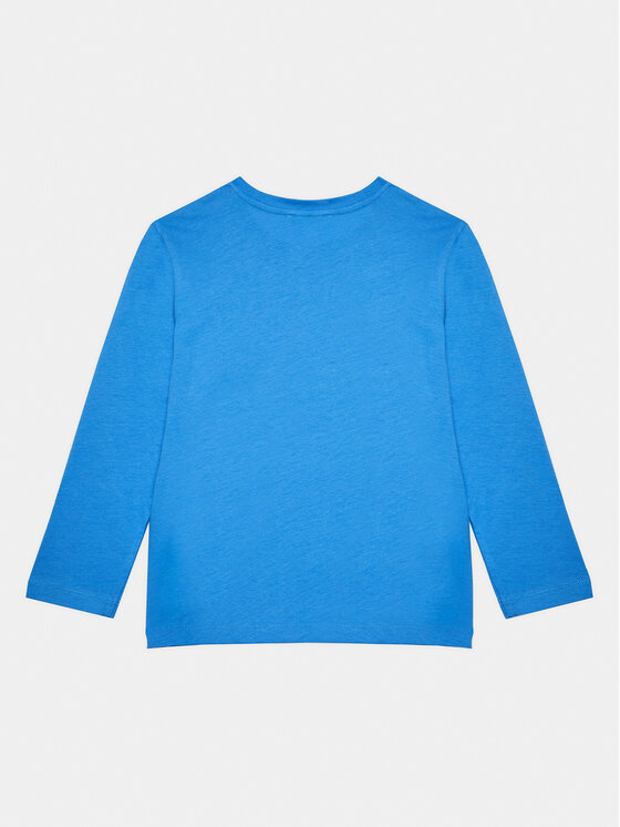 United Colors Of Benetton United Colors Of Benetton Majica 3ATNG10B9 Plava Regular Fit