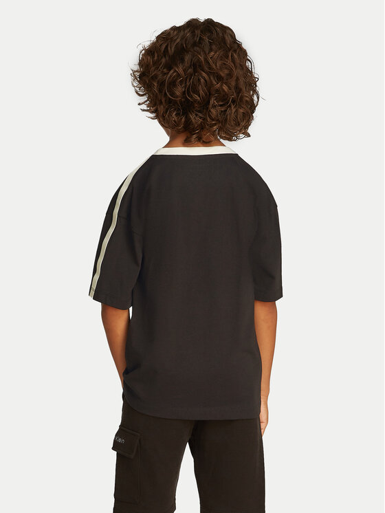 Calvin Klein Jeans Calvin Klein Jeans Marškinėliai Embro Tape IB0IB02457 Juoda Regular Fit