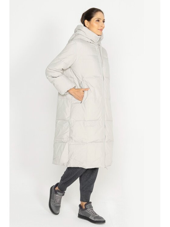Deni Cler Milano Deni Cler Milano Kurtka zimowa T-DC-9063-D5-40-80-1 Szary Regular Fit