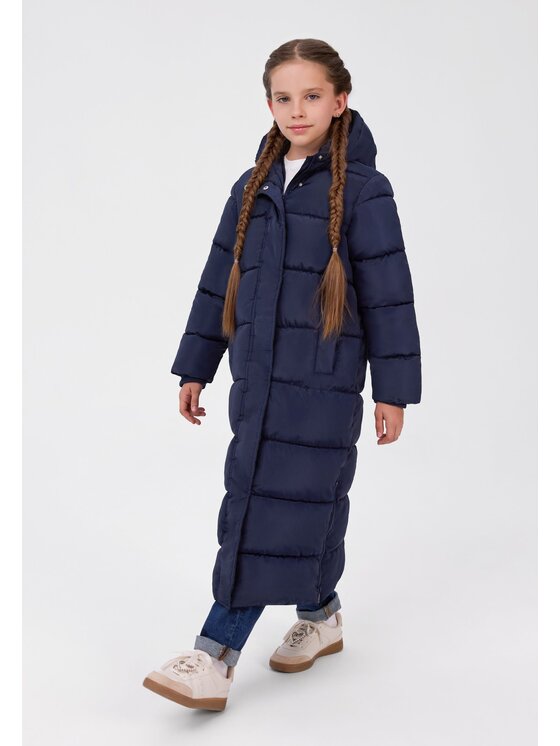 minoti minoti Kurtka zimowa 32COAT186B Granatowy Longline Fit