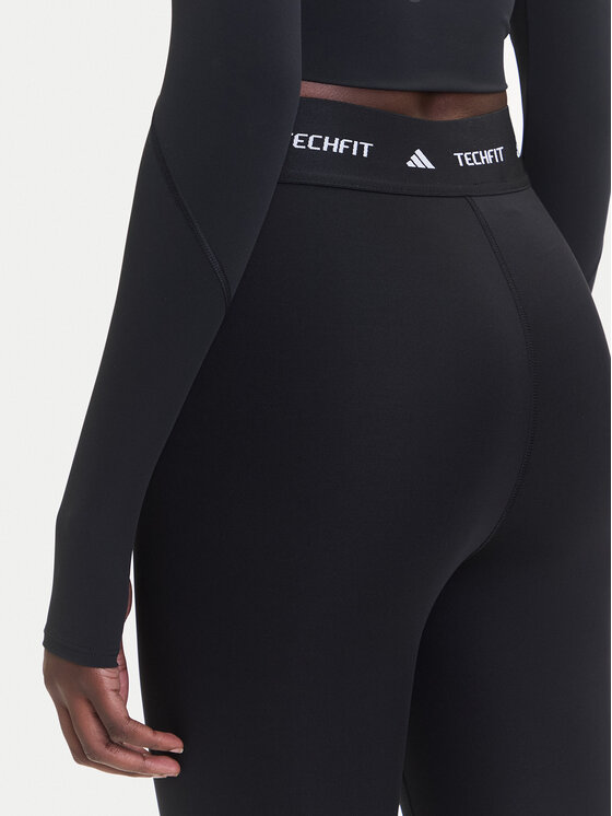 adidas adidas Leggings Techfit IT2273 Crna Slim Fit