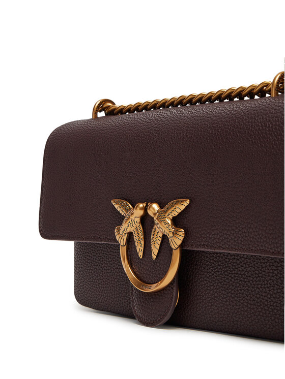PINKO PINKO Handtasche Love One Soft Mini AI 24-25 PLTT 104528 A29Q Braun