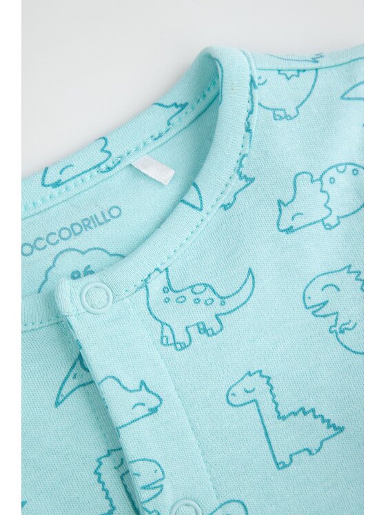 Coccodrillo Coccodrillo Dupačky WC6404204PJS-013 Tyrkysová Regular Fit