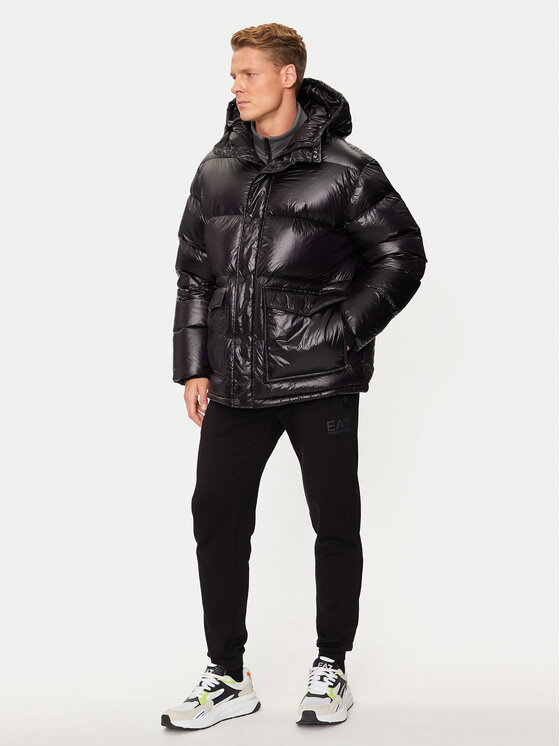 EA7 Emporio Armani EA7 Emporio Armani Daunenjacke 6DPB31 PN2MZ 1200 Schwarz Regular Fit