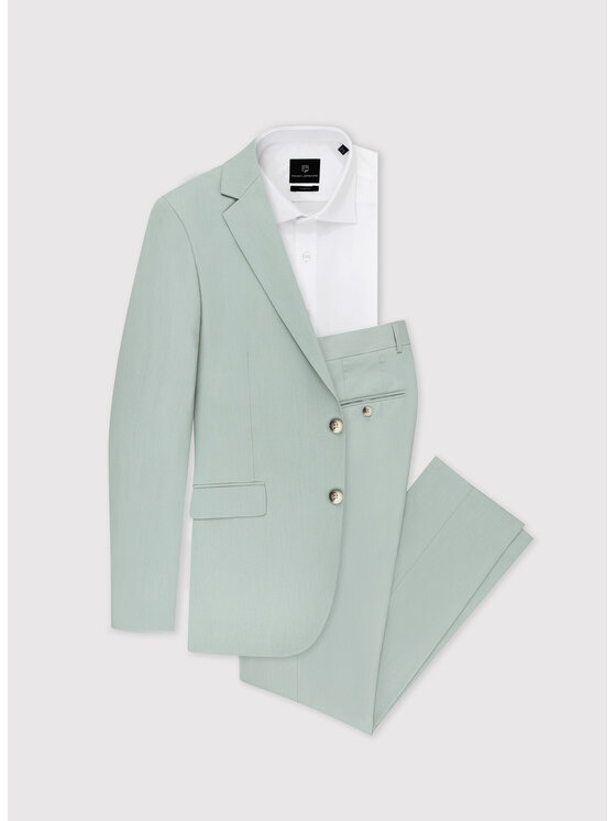 Pako Lorente Pako Lorente Spodnie garniturowe P22SF-6G-018 Szary Slim Fit