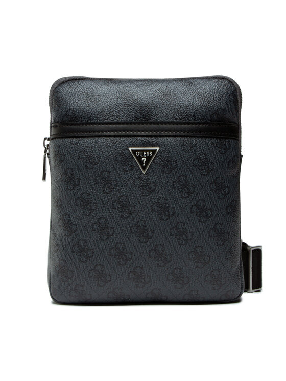 Guess Geantă crossover Vezzola Smart Crossbody Flat HMEVZL P2223 Gri