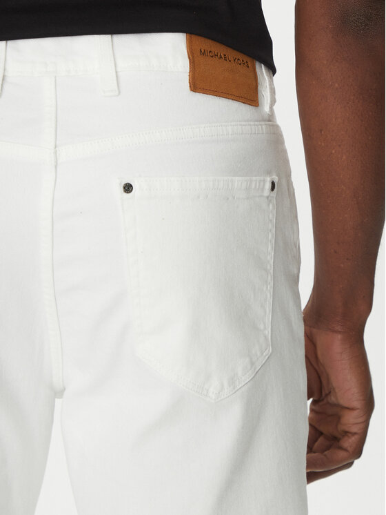 Michael Kors Michael Kors Jeansy CS5900K0UK Biały Straight Fit