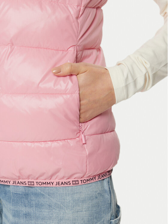 Tommy Jeans Tommy Jeans Prsluk DW0DW19390 Ružičasta Regular Fit