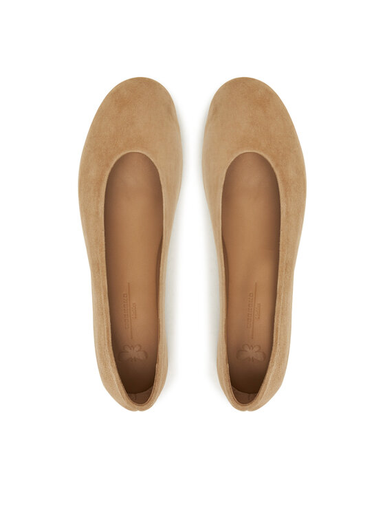 Weekend Max Mara Weekend Max Mara Baleriny Todisuede 2525526074600 Beżowy