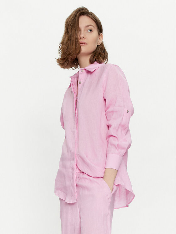 Marella Marella Hemd Racla 2413111104 Rosa Regular Fit