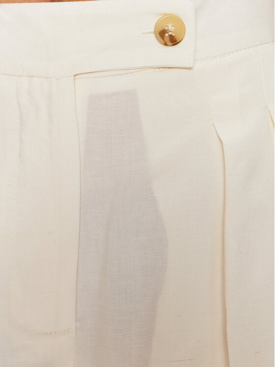 ViCOLO ViCOLO Bermudu šorti TB1568 Écru Regular Fit