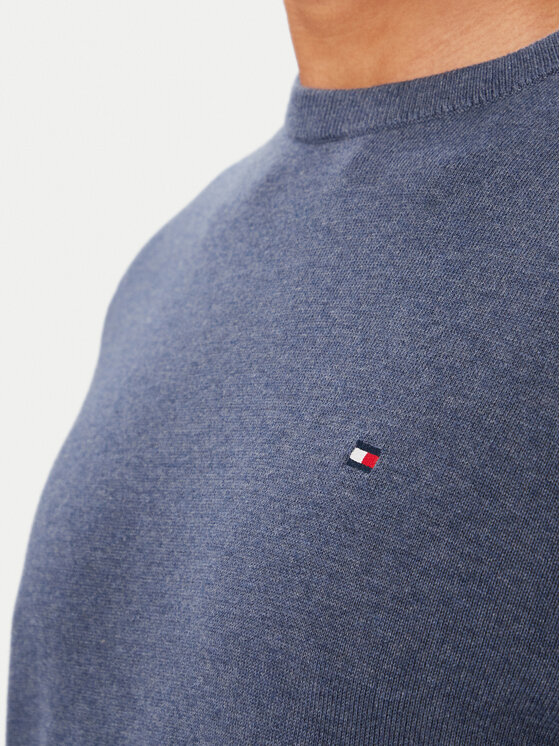 Tommy Hilfiger Tommy Hilfiger Sveter Essential Ssnl MW0MW39999 Modrá Regular Fit