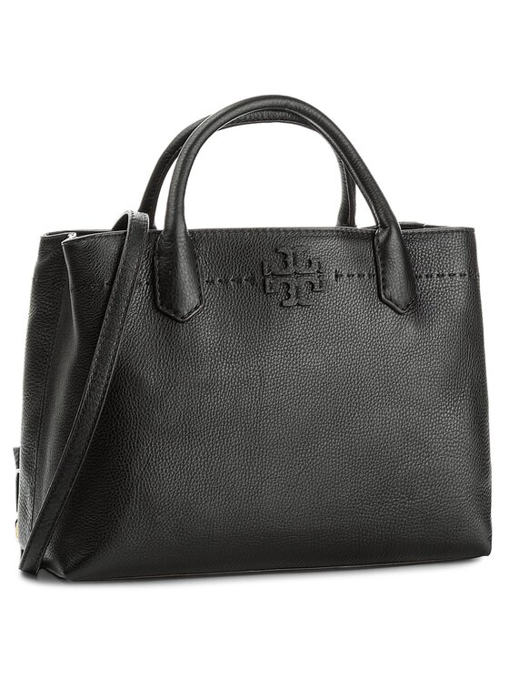 Tory Burch Sac a main McGraw Triple Compartment Satchel 40405 Noir Modivo